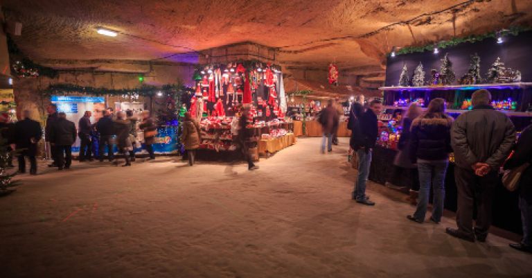 Valkenburg marchés de Noël dans les grottes