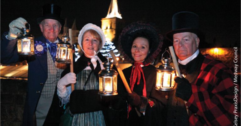 Rochester, festival Dickens et marché de Noël