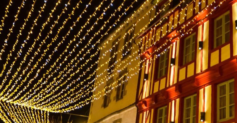 Féérie de Noël à Locronan en Bretagne