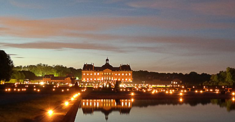Château de Vaux le Vicomte : soirée aux chandelles et feu d'artifice