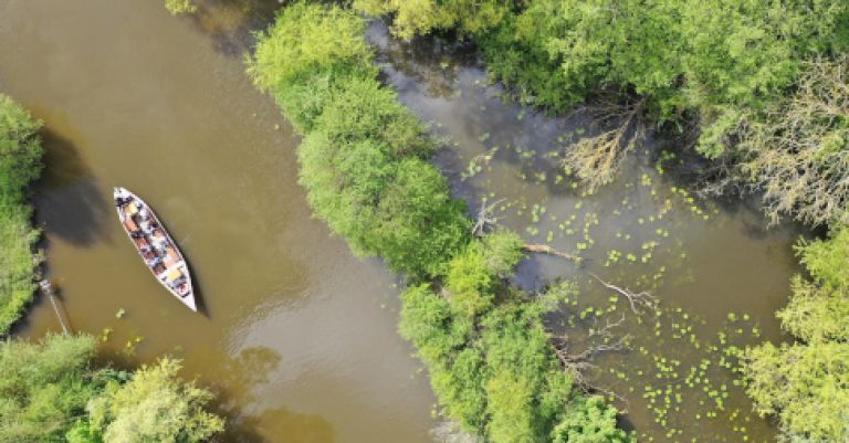 Marais Audomarois, croisière, déjeuner & La coupole d'Helfaut